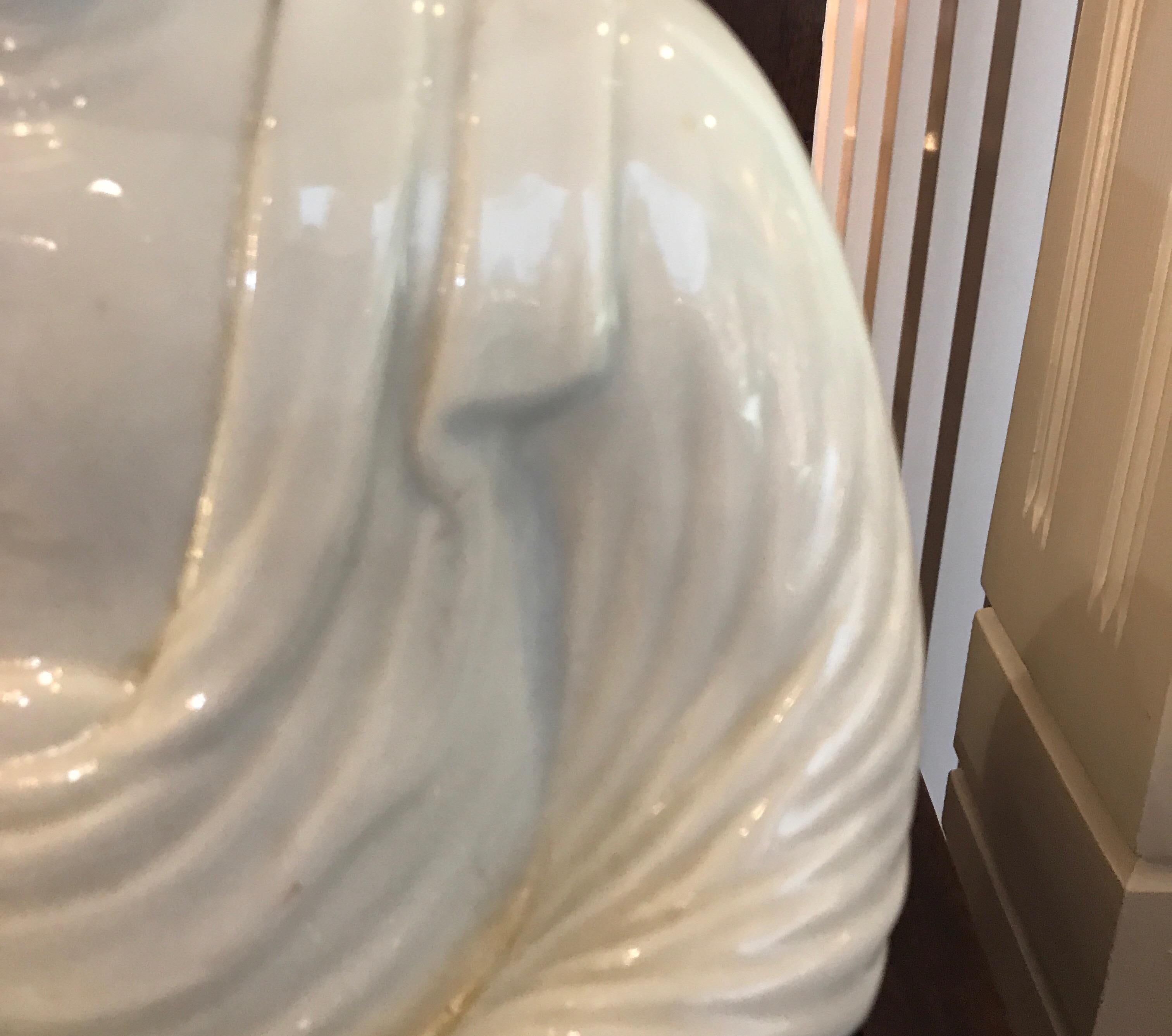 Antique Japanese Blanc de Chine Buddha For Sale 2