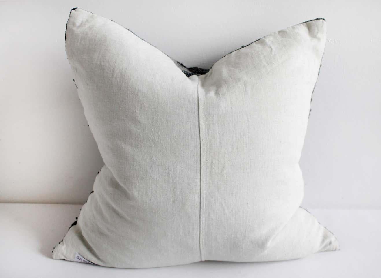 Linen Antique Japanese Boro Indigo Pillow