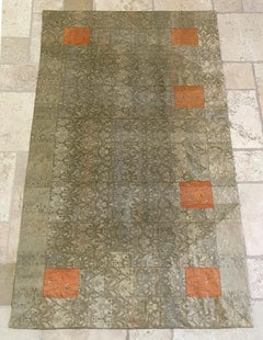 Antique Japanese Brocade Monk's Robe Kesa Meiji Period