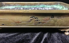 Antique Japanese Bronze Bonsai Planter