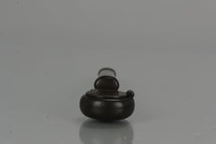 Antique Japanese Bronze Hatate 19th C Meiji Inkpot Japan Unsigned