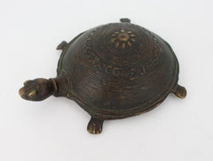 Antique Japanese Bronze Turtle – Meiji to Early Showa Period