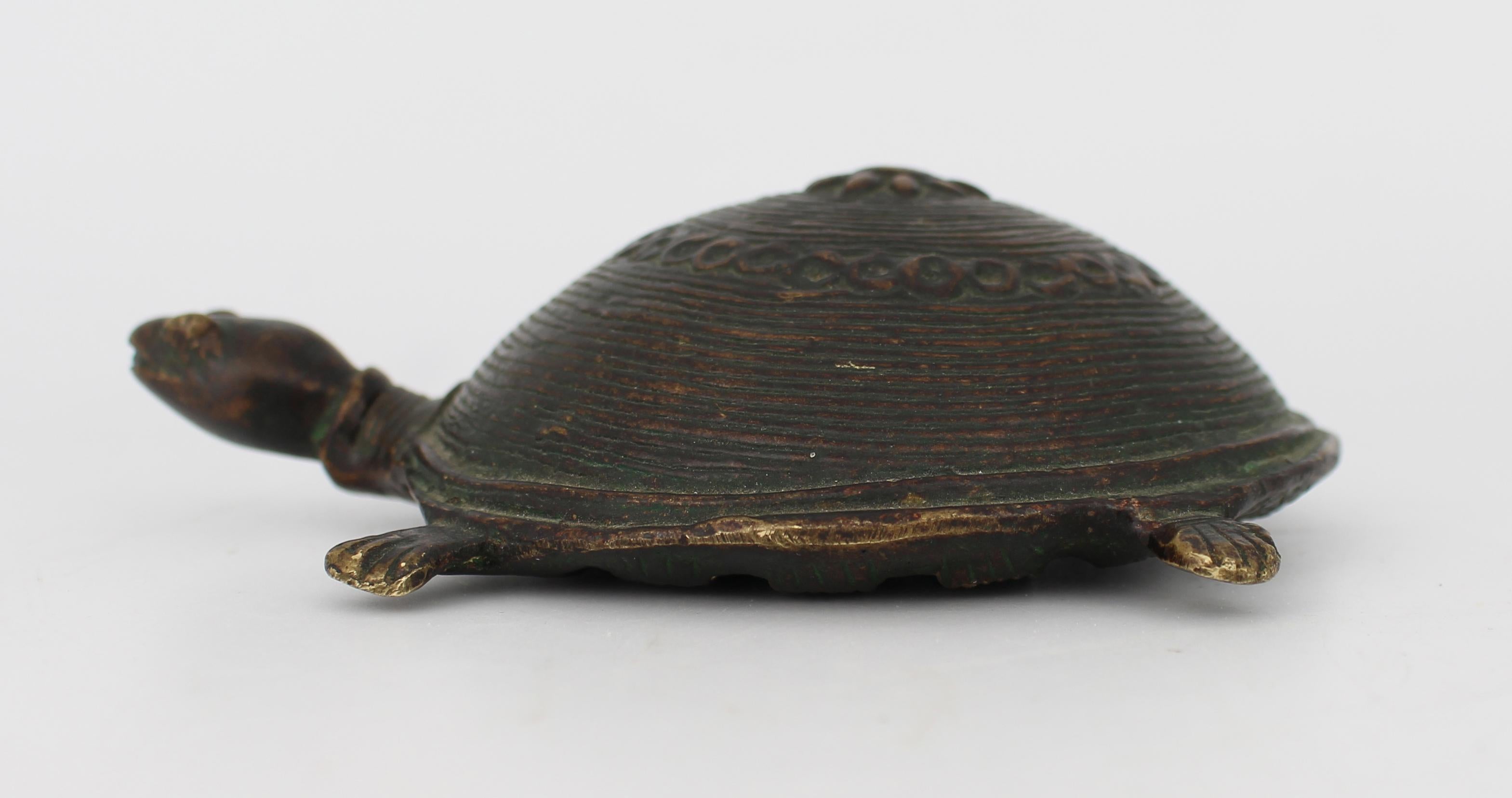 Antigua Tortuga Japonesa de Bronce - Periodo Meiji a principios de Showa en Bueno estado para la venta en Worcester, GB