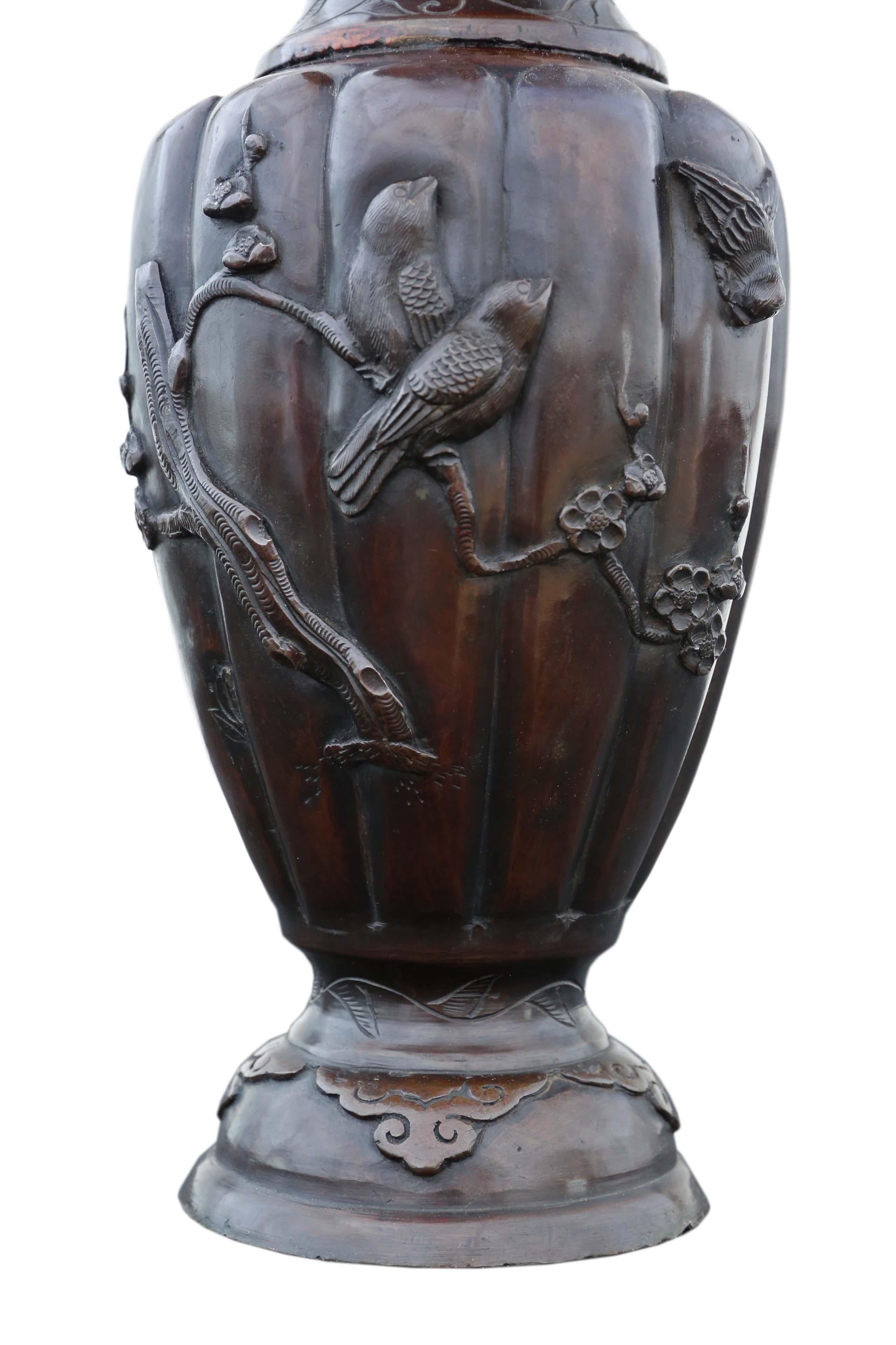 bronze japanese vase