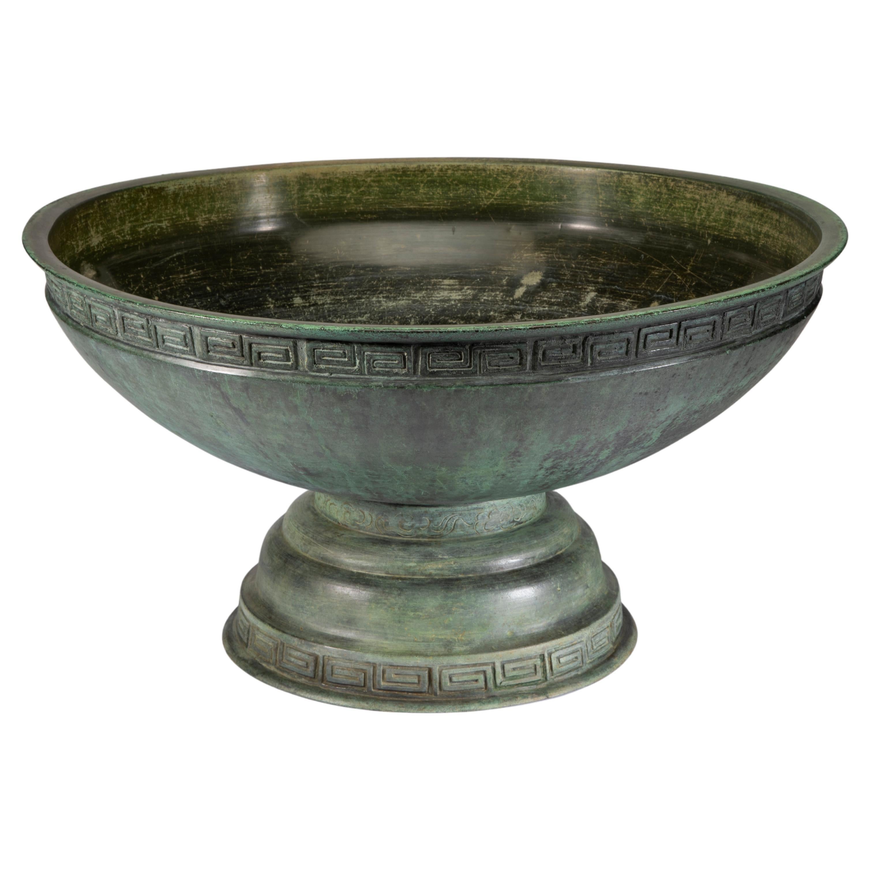 Antique Japanese Bronze Water Bowl For Sale