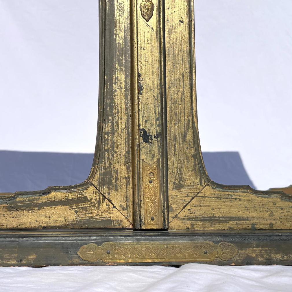 Ancien support de temple japonais en bois laqué bouddhiste en vente 5