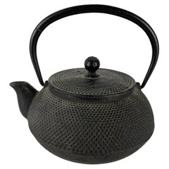 Used Japanese Cast Iron Tea Pot or Tetsubin