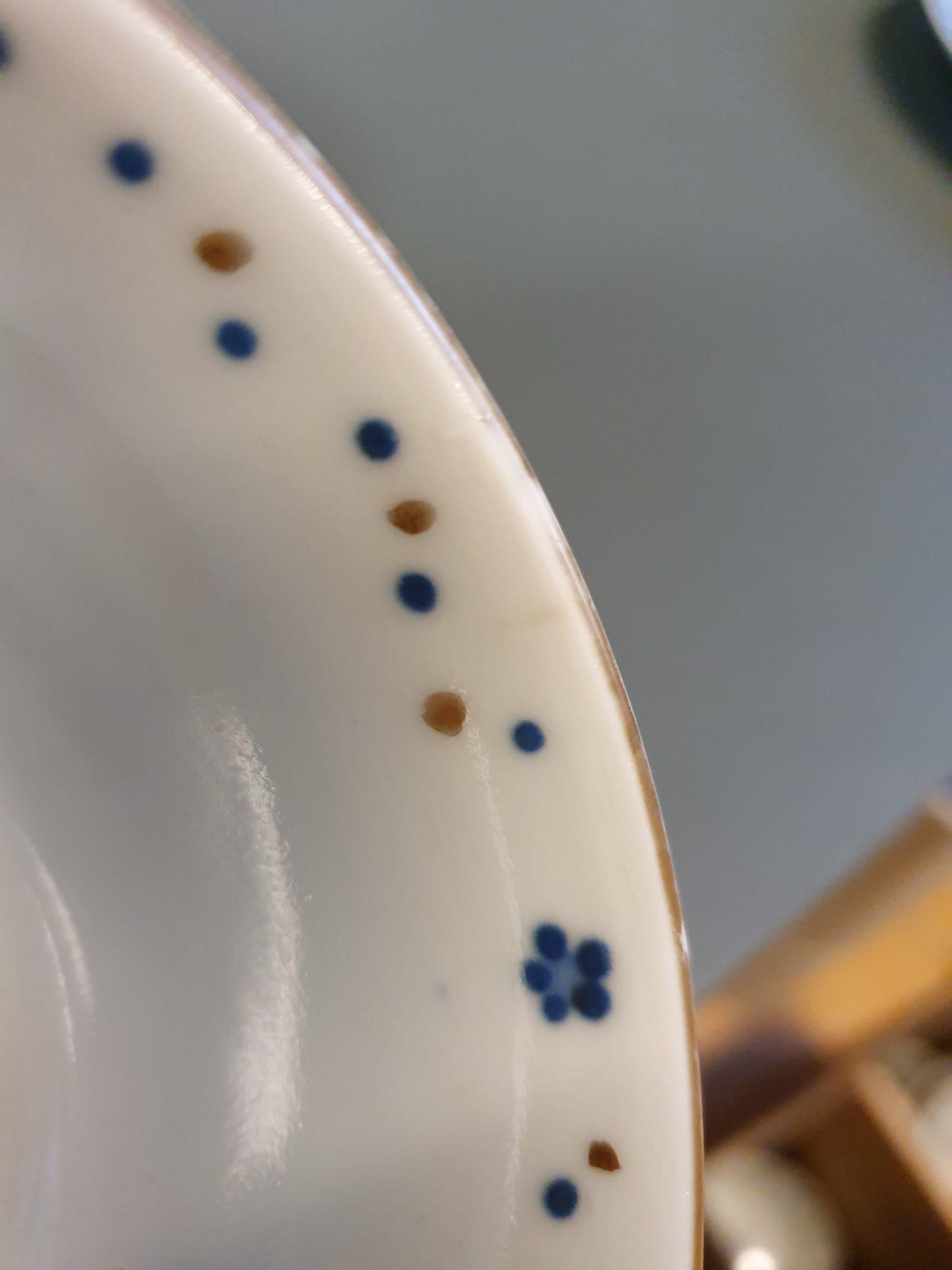 Ensemble de bols à thé japonais anciens en porcelaine de la période Meiji/Taisho de Chaiwan en vente 12