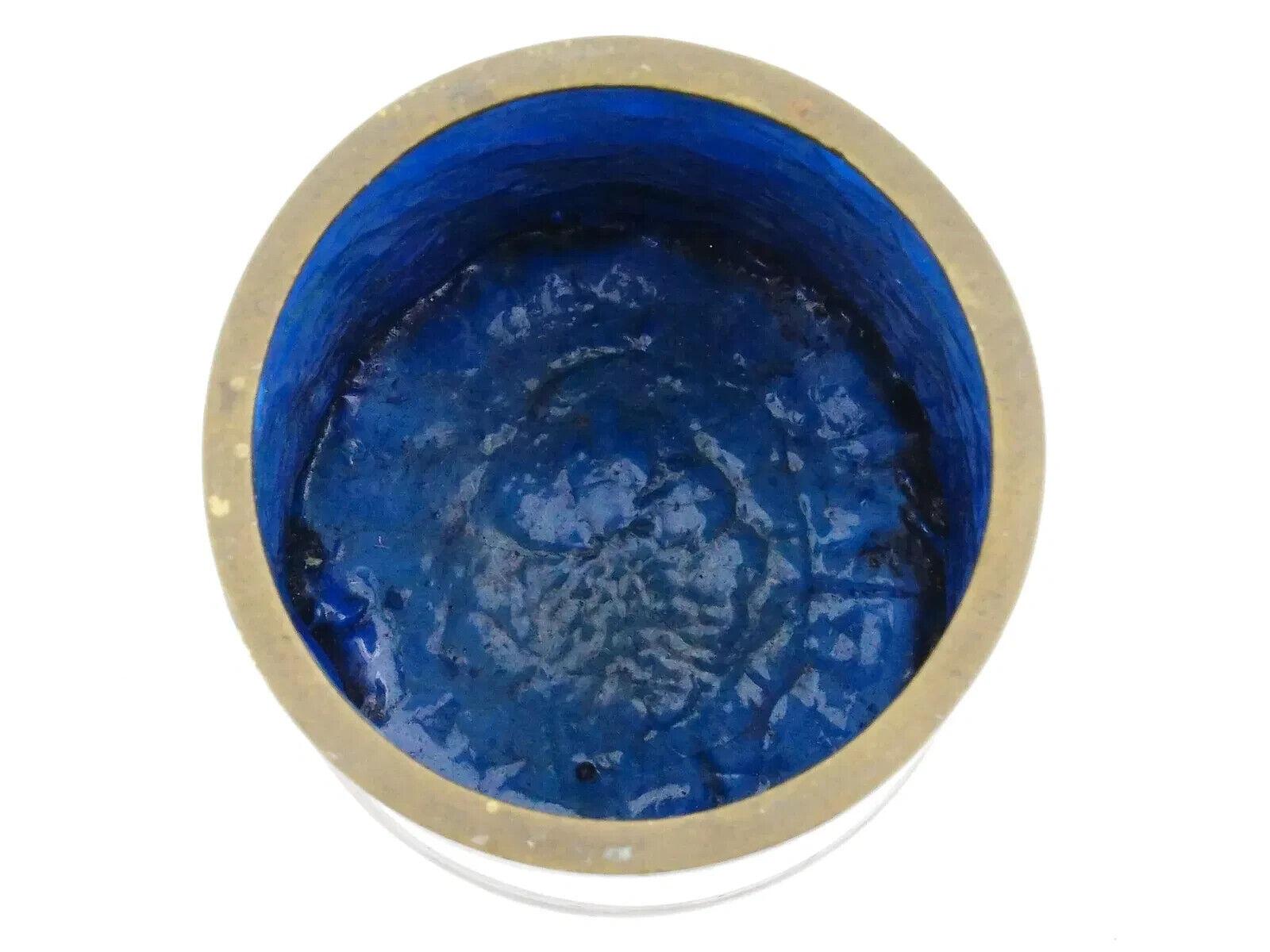 Cloisonné Antico pennello giapponese in smalto cloisonne con motivi geometrici, pennello vaso GOTO in vendita
