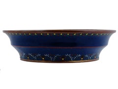 Antique Japanese Cloisonne Enamel Pink Bowl With A Dragon