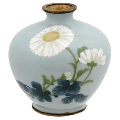 Antique Japanese Cloisonne Enamel Wireless Vase
