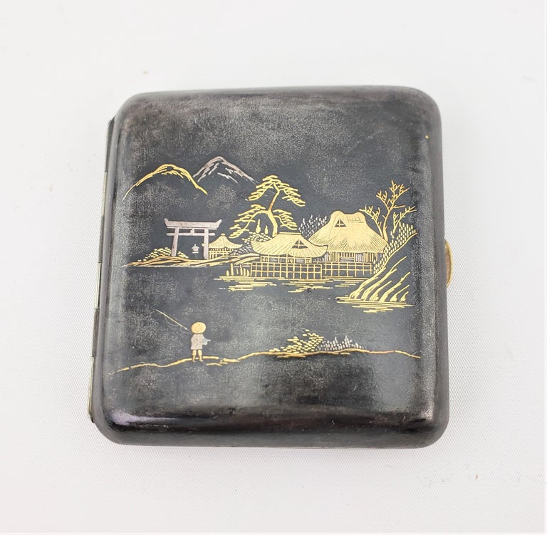 colibri cigarette case Colibri Quasar Triple Cigar Case Navy