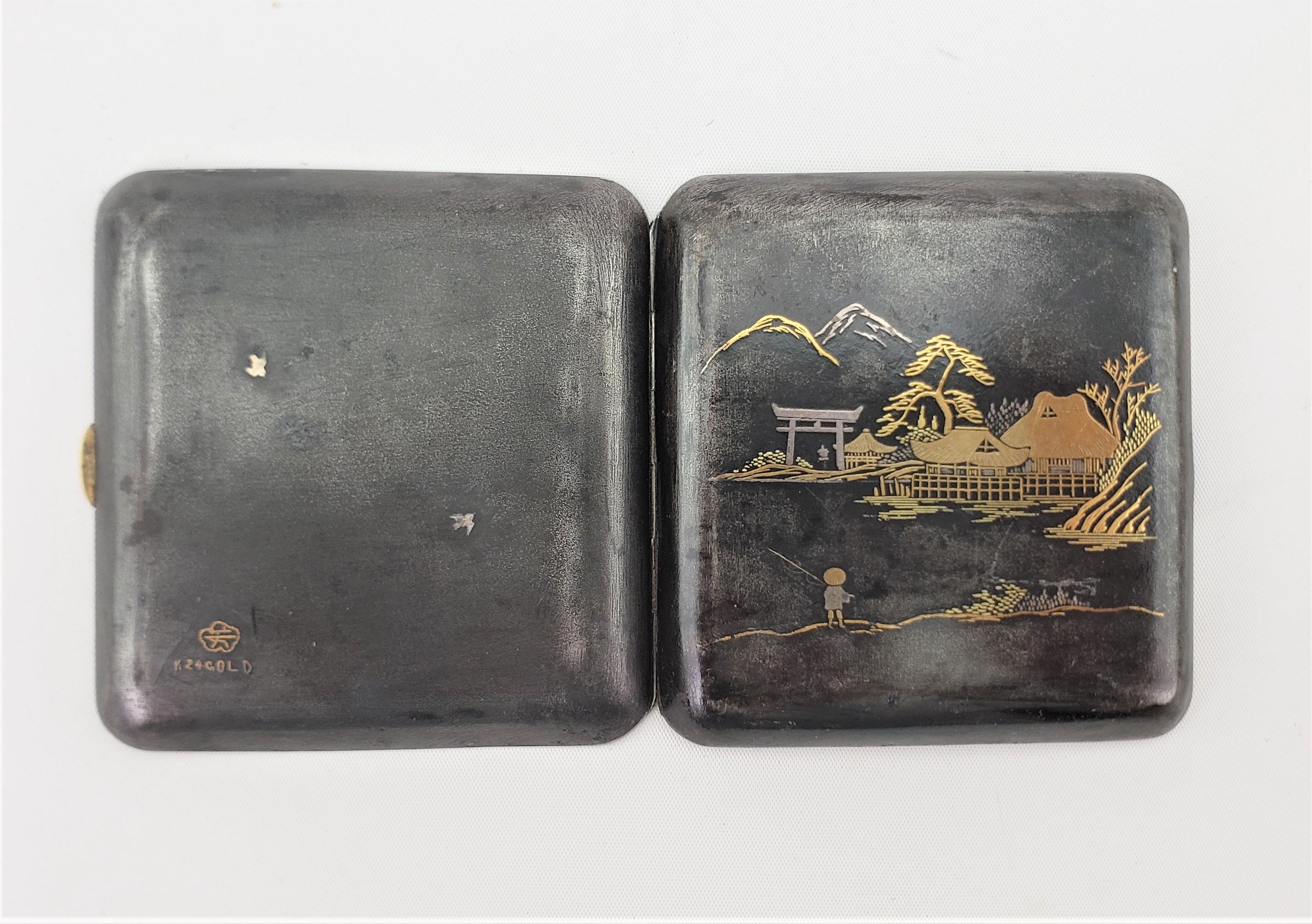 antique japanese cigarette case