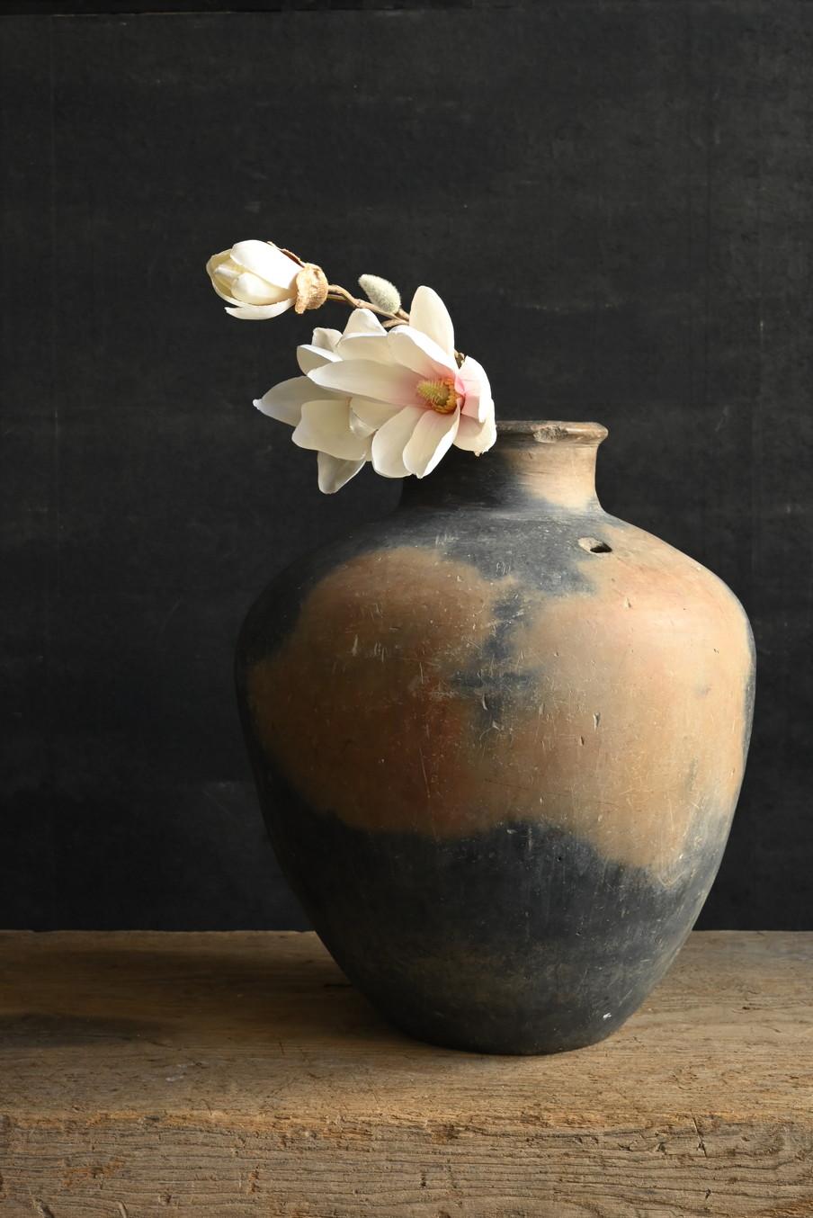 Edo Pots japonais anciens aux couleurs rares/ 1600 ou plus tard/ Vase fleuri en vente