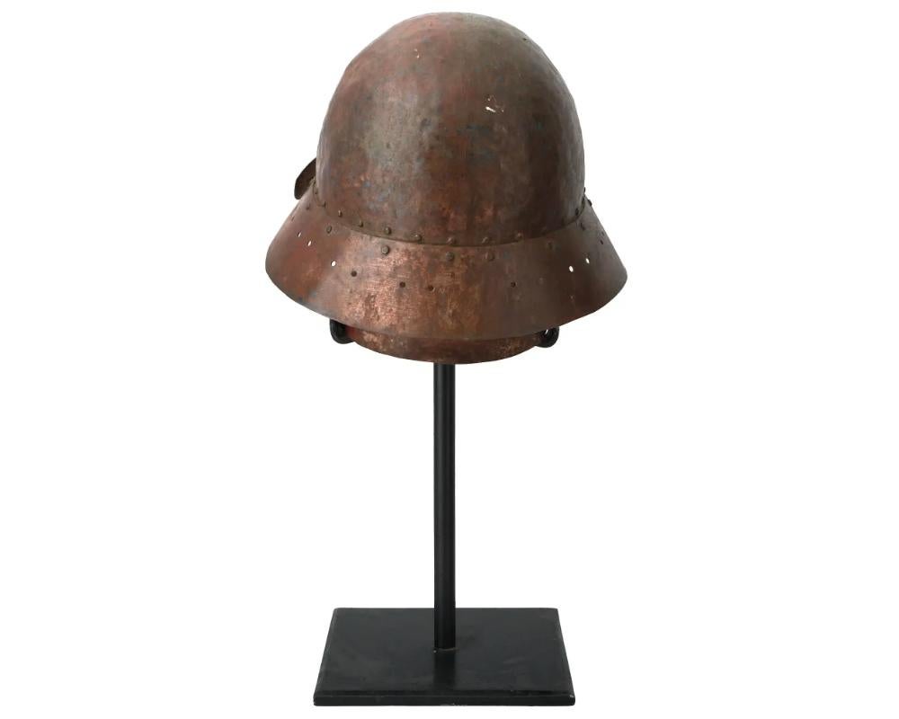 North American Antique Japanese Edo Zunari Kabuto Combat Helmet