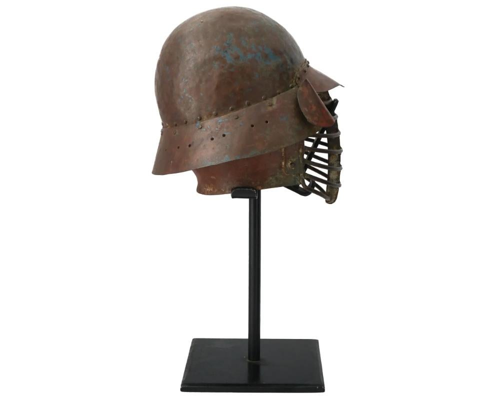 Antique Japanese Edo Zunari Kabuto Combat Helmet In Good Condition In Long Island City, NY