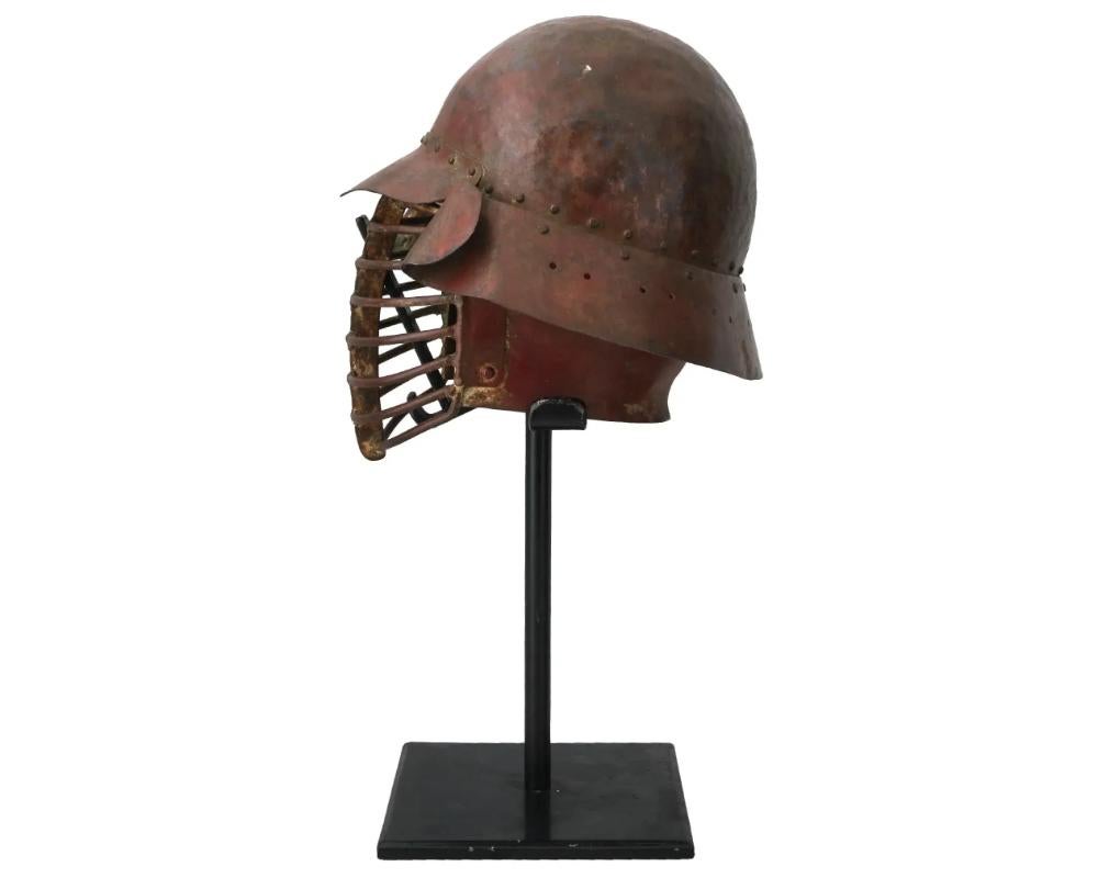 19th Century Antique Japanese Edo Zunari Kabuto Combat Helmet