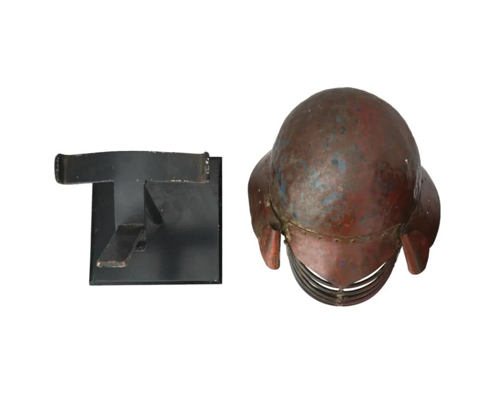 Metal Antique Japanese Edo Zunari Kabuto Combat Helmet