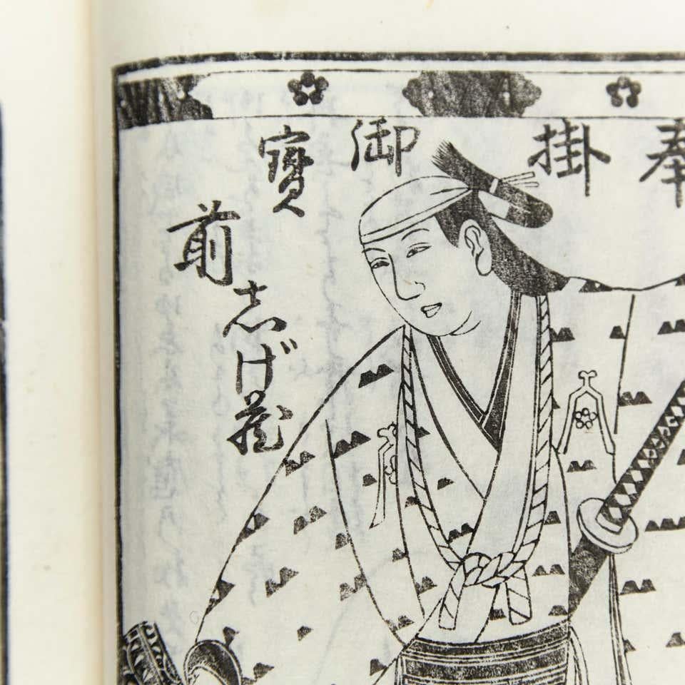 Antikes japanisches Ehon-Bücherbuch aus der Meiji-Ära im Angebot 3