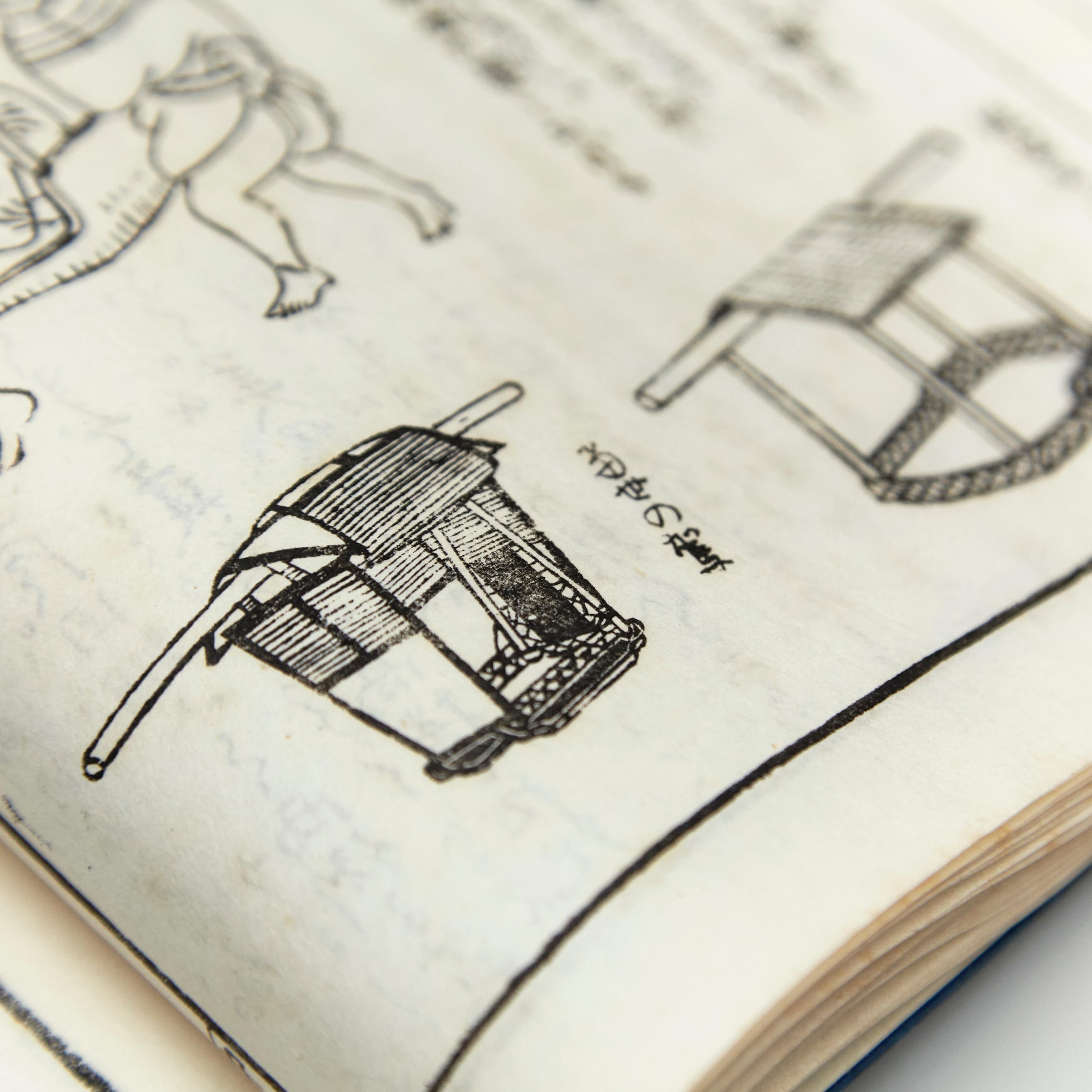 Edo Livre japonais ancien de l'ère Meiji Ehon