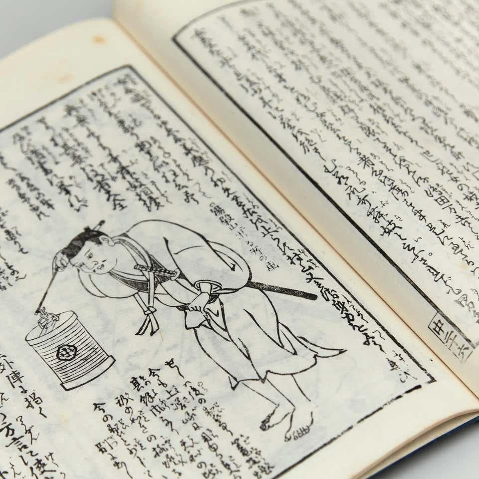 Antikes japanisches Ehon-Bücherbuch aus der Meiji-Ära im Angebot 1
