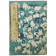 Antique Japanese History Book Meji Era, circa 1878