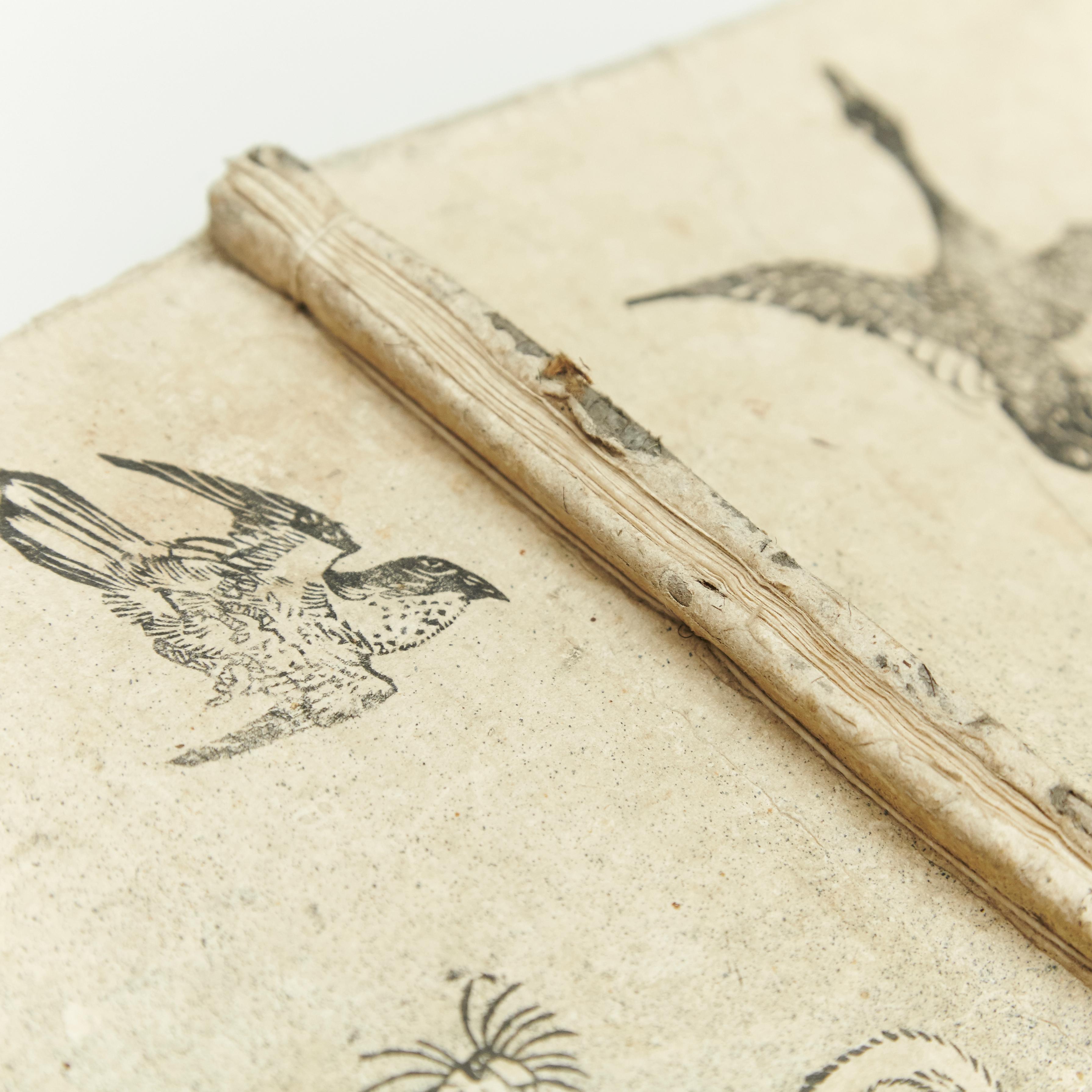 Antique Japanese Epic Novel Book Edo Period, circa 1819 1