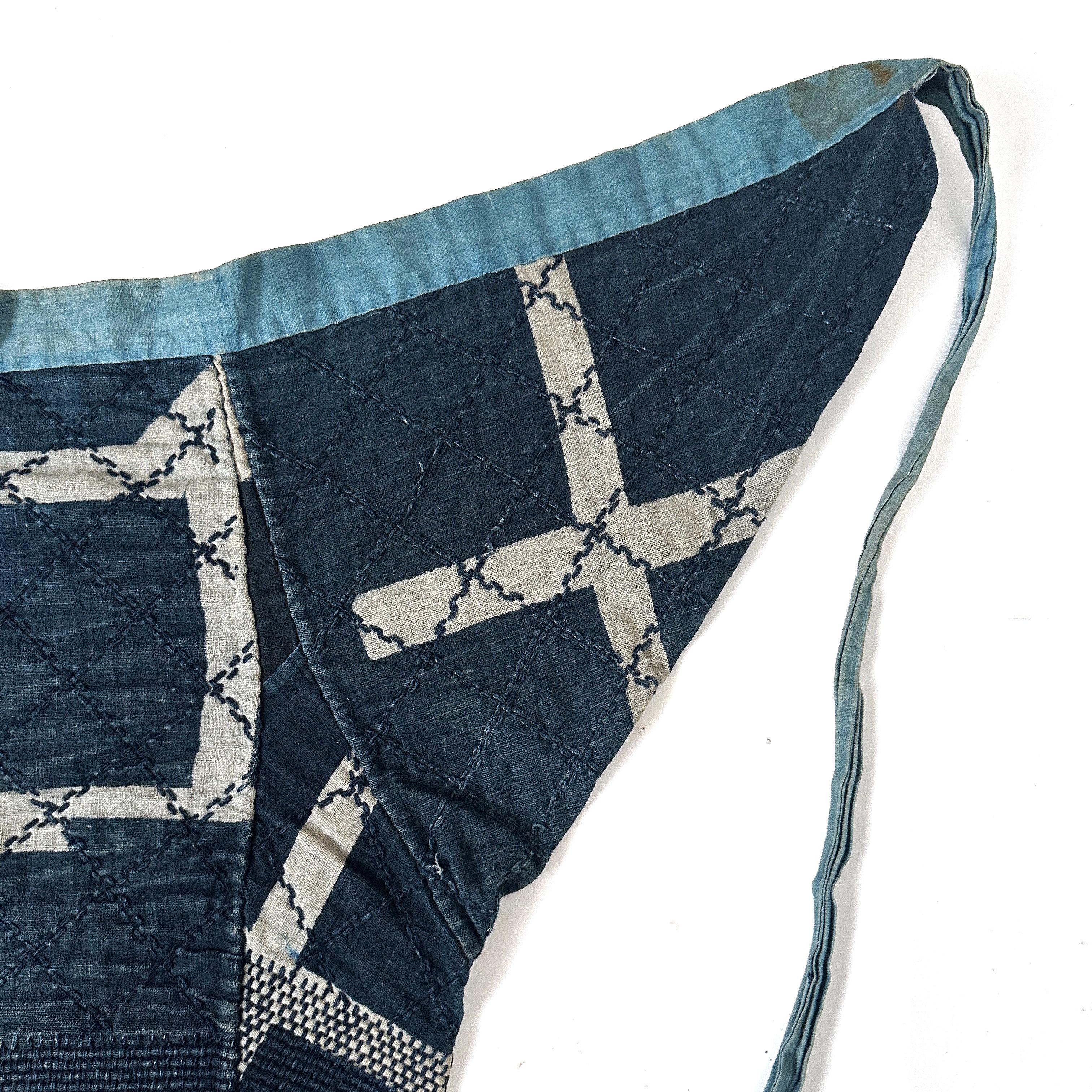 Antique Japanese Farmer's Pants, Indigo, Cotton, Meiji In Good Condition For Sale In Point Richmond, CA