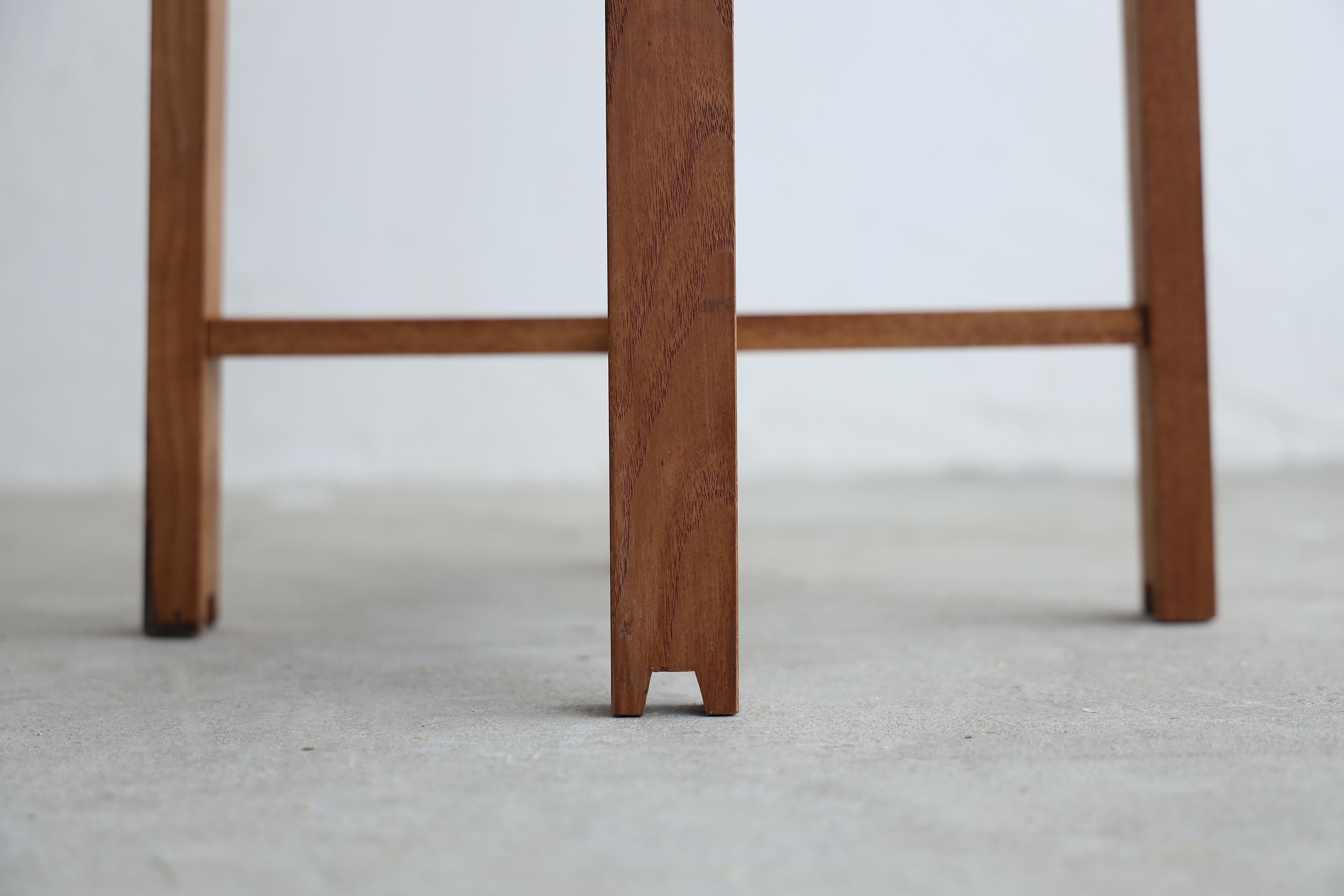 Hand-Carved Antique Japanese flower stand, Wabi-Sabi, Japandi For Sale