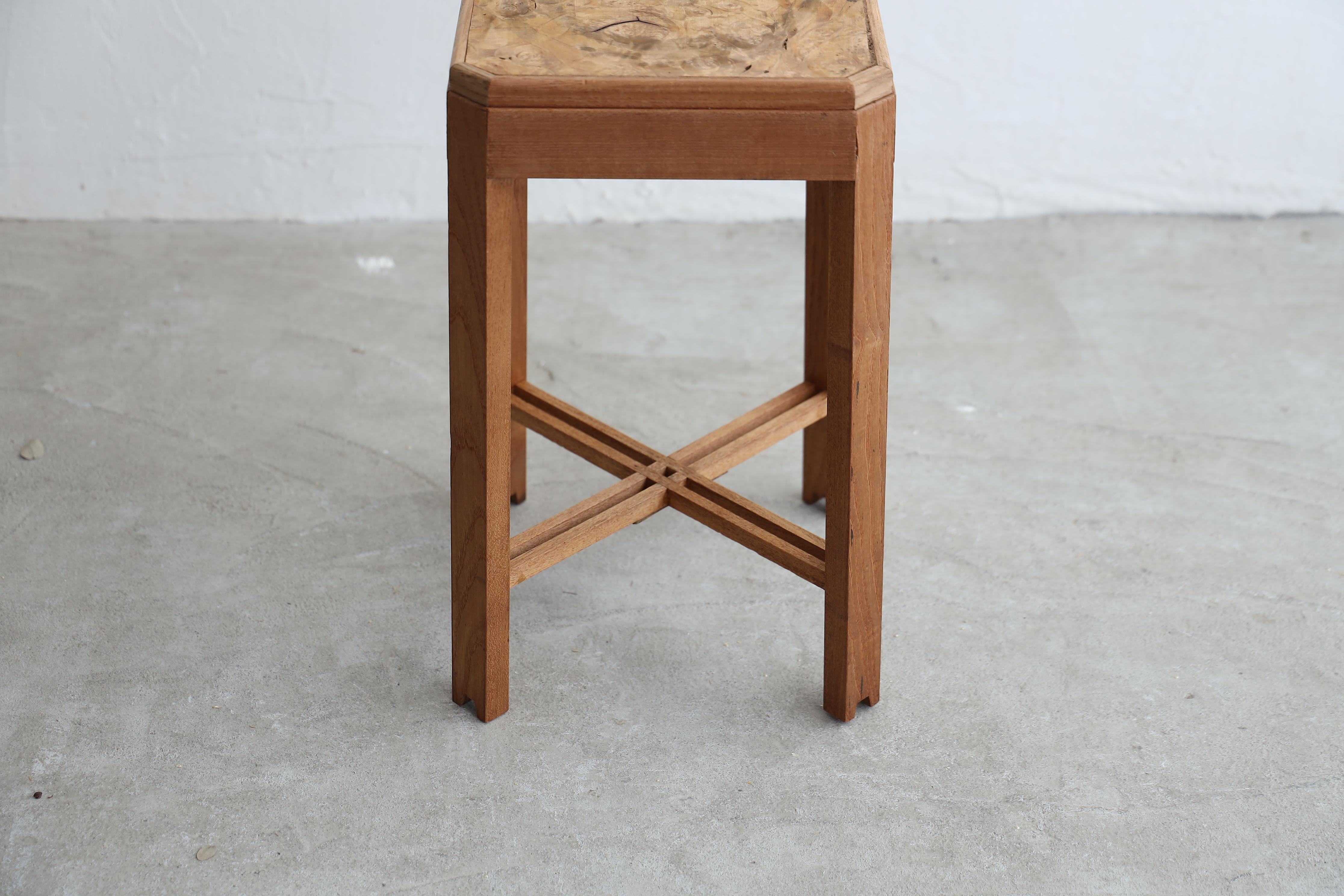 20th Century Antique Japanese flower stand, Wabi-Sabi, Japandi For Sale
