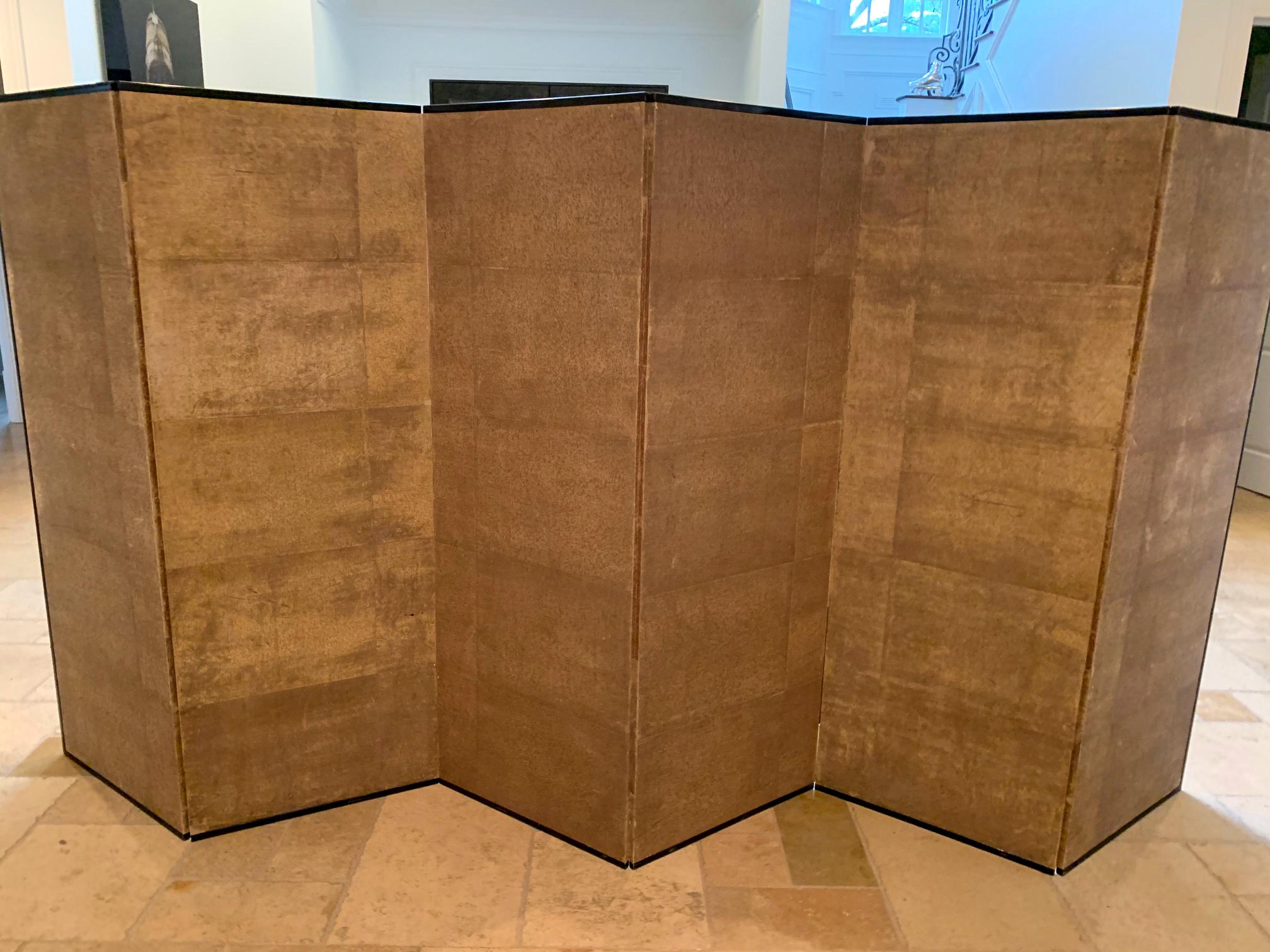Antique Japanese Folding Floor Screen Kano School with Provenance 9