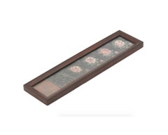 Antique Japanese Framed Cloisonne Sample Tiles