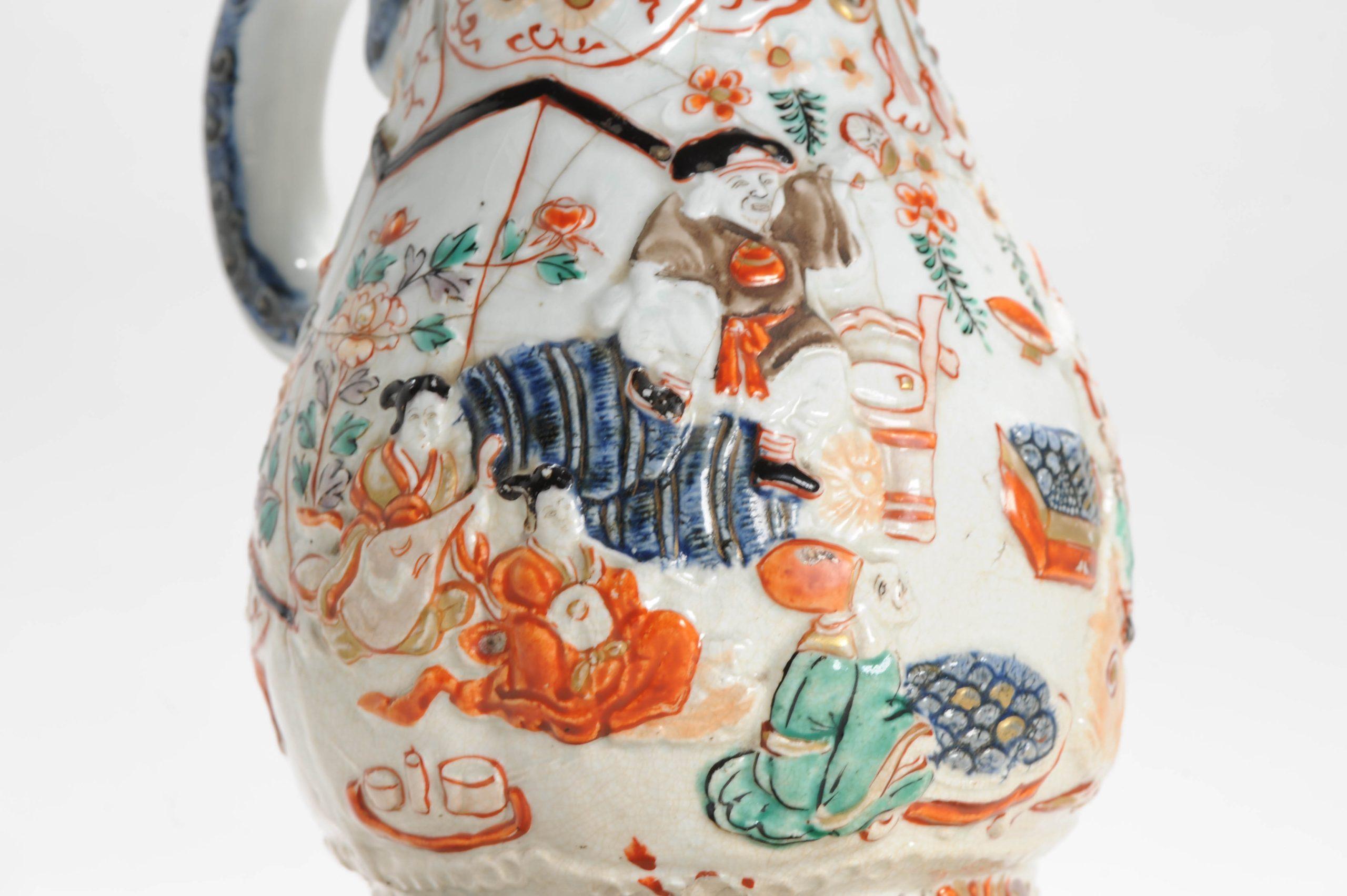 18th Century and Earlier Antique Japanese Genroku Imari Jar Edo Period, circa 1700