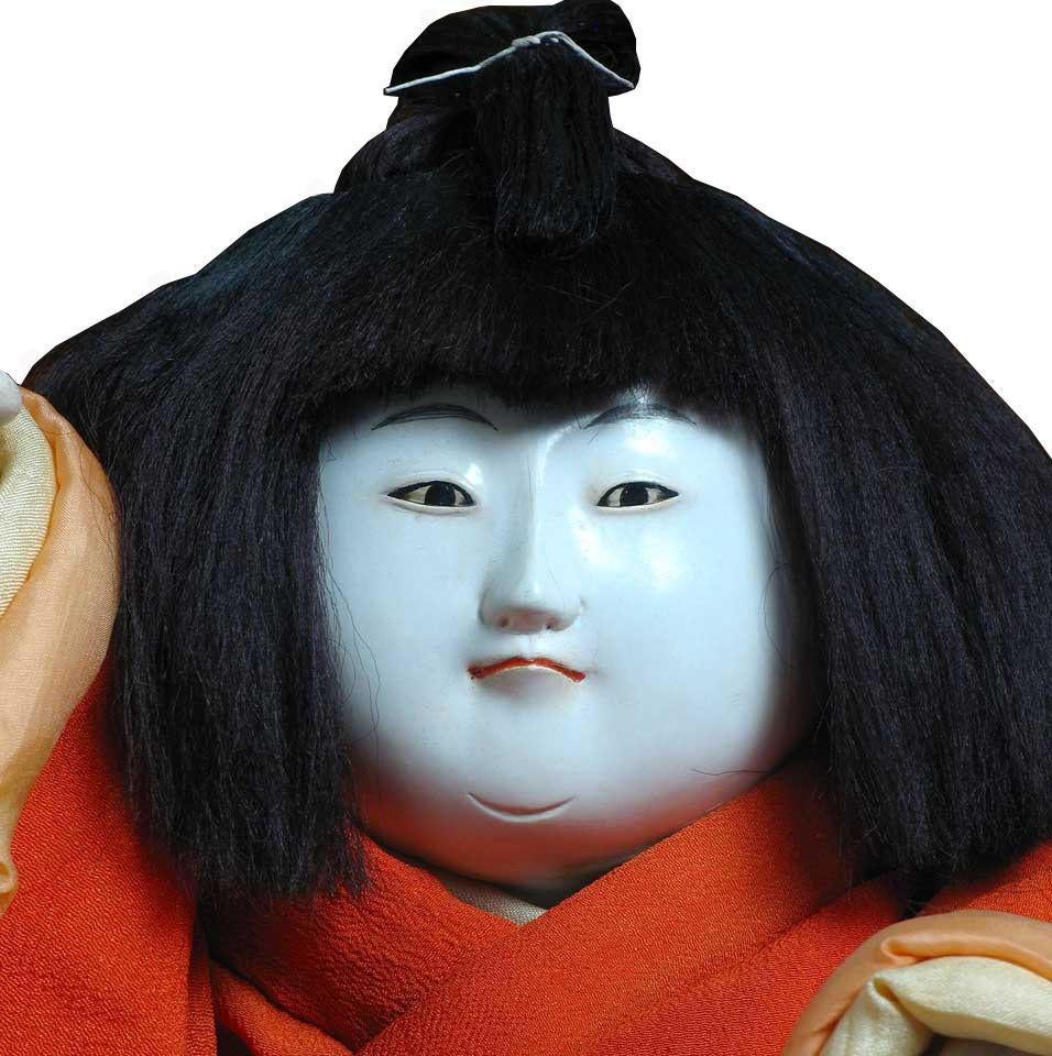 Antique Japanese Gosho Ningyo Palace Doll In Good Condition For Sale In New York, NY