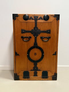 Antique Japanese Gyosho Bako Peddler's Chest