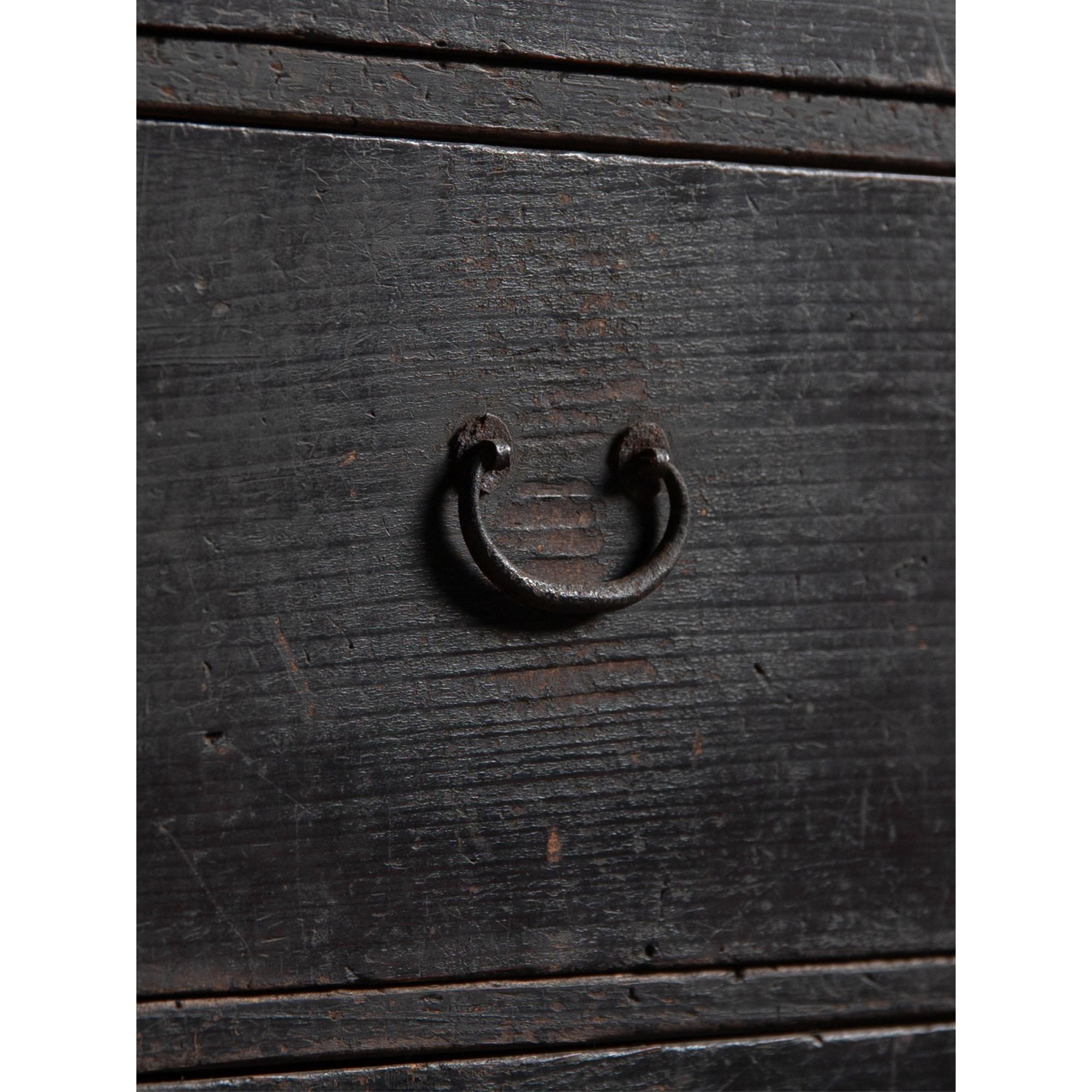 Antique gyosho tansu Japanese peddler's backpack of drawers Edo-Meiji 1860s-1910 9