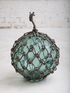 Antique Japanese Hand Blown Fishing Float