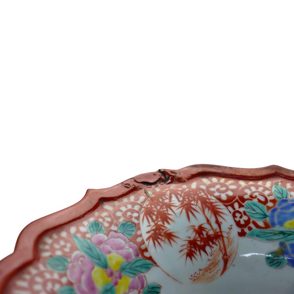 Antique Japanese Hand Painted Porcelain Floor Vase 19thC im Angebot 6