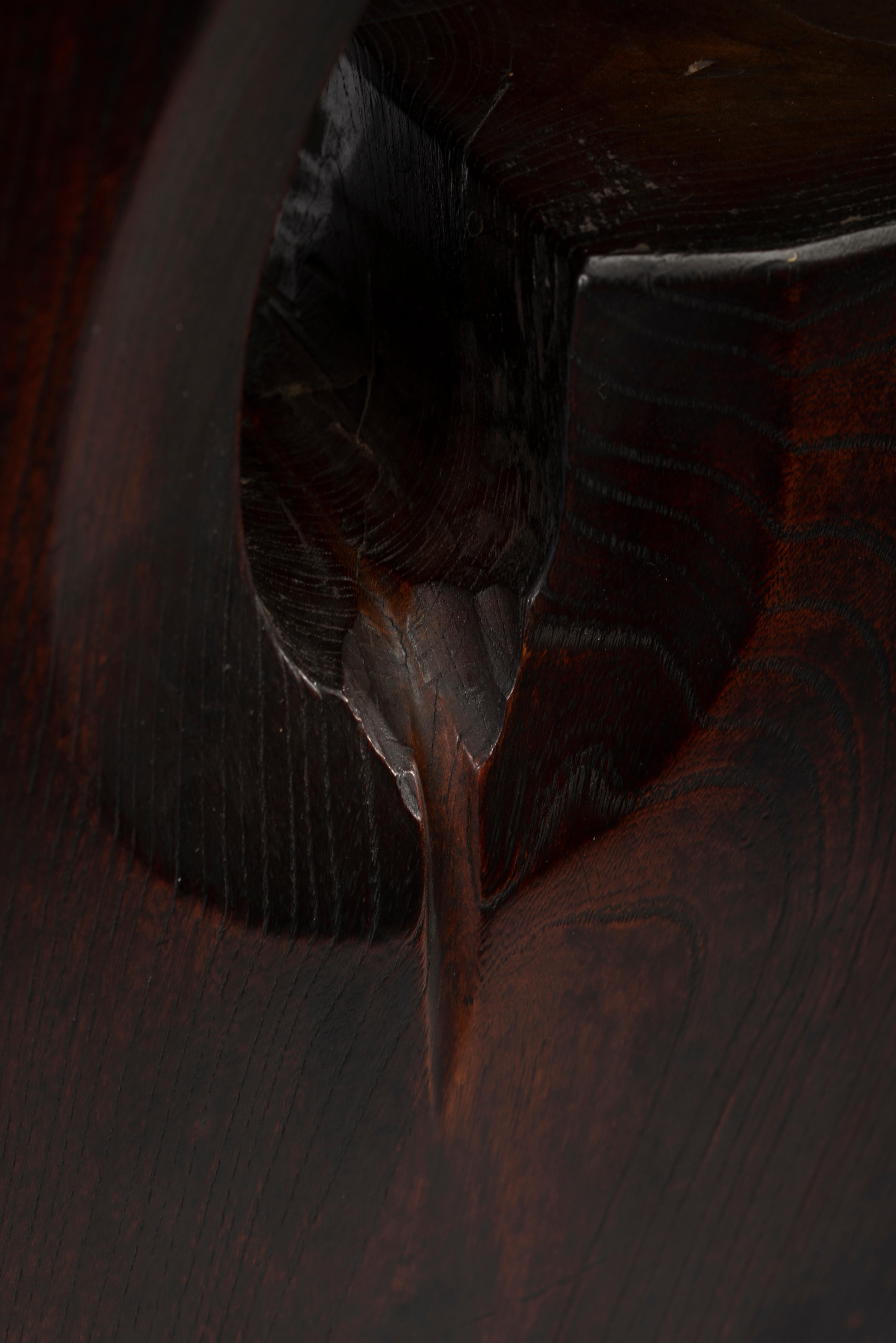 Antikes japanisches Herzgeschirr, „Kettle Hook“ Jizai Kogi im Zustand „Hervorragend“ im Angebot in Santa Cruz, CA