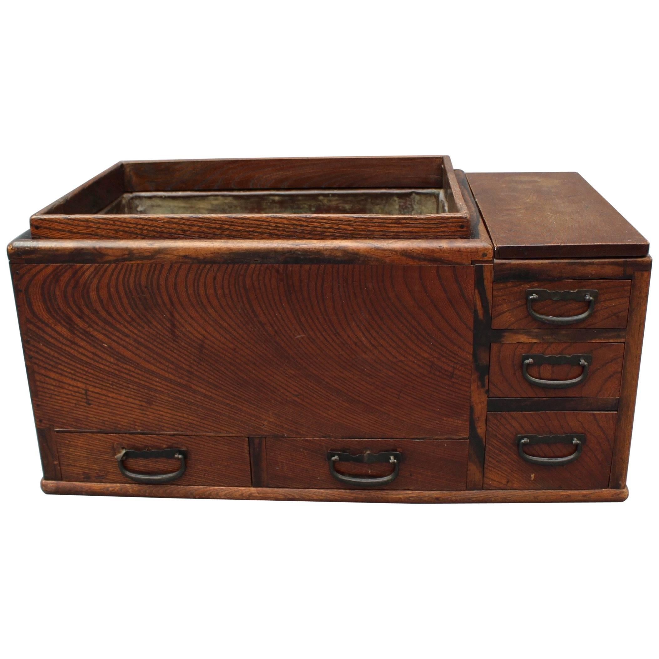 Antique Japanese Hibachi, circa 1890-1910