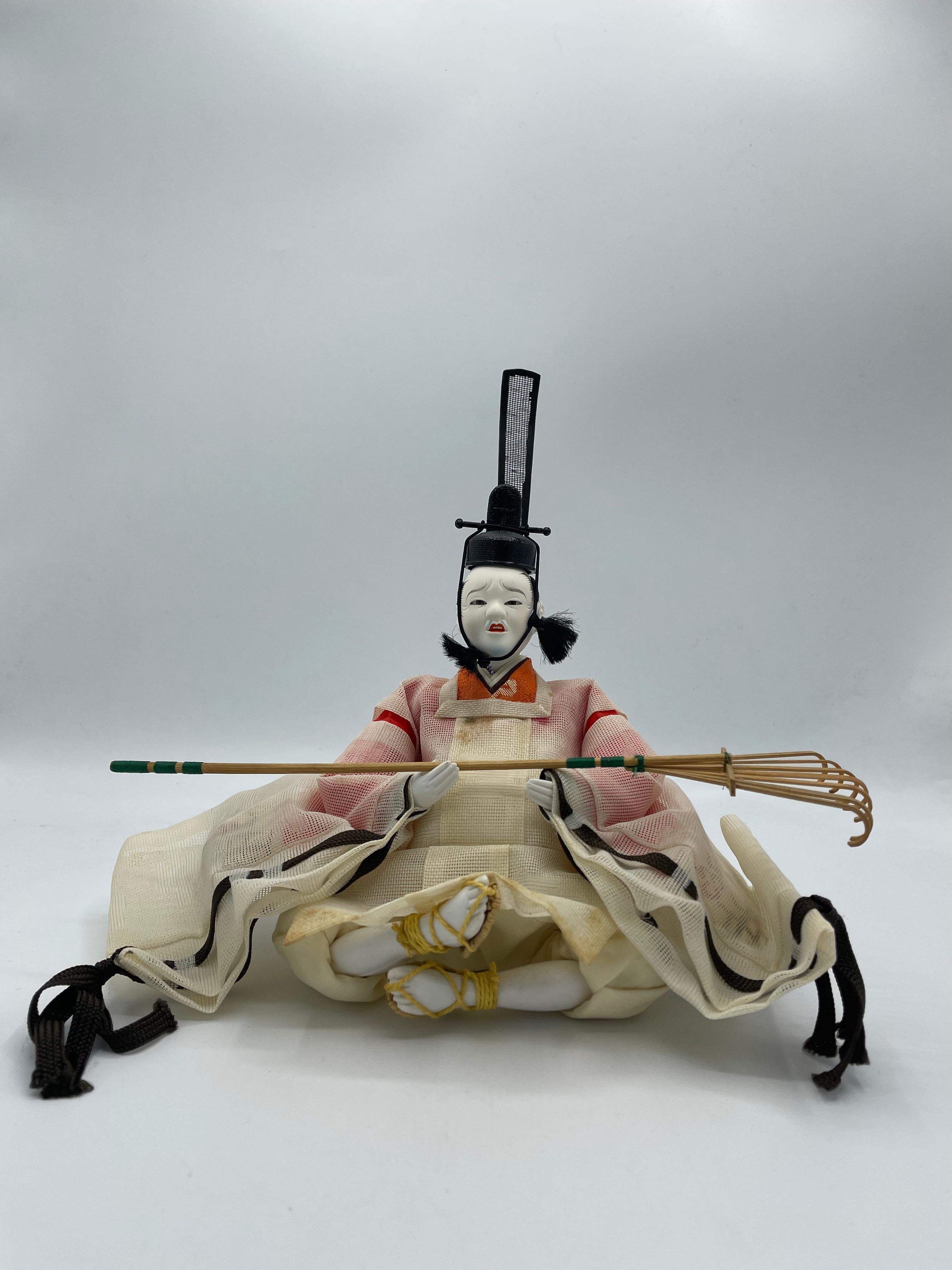 Showa Antique Japanese Hinamatsuri Doll 'Shicho' Nakijyogo 1980s For Sale