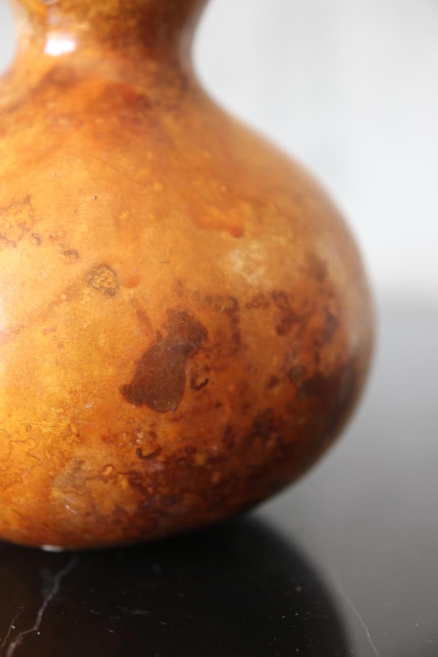 Smaltato Antico seme giapponese Hyotan GOURD. in vendita