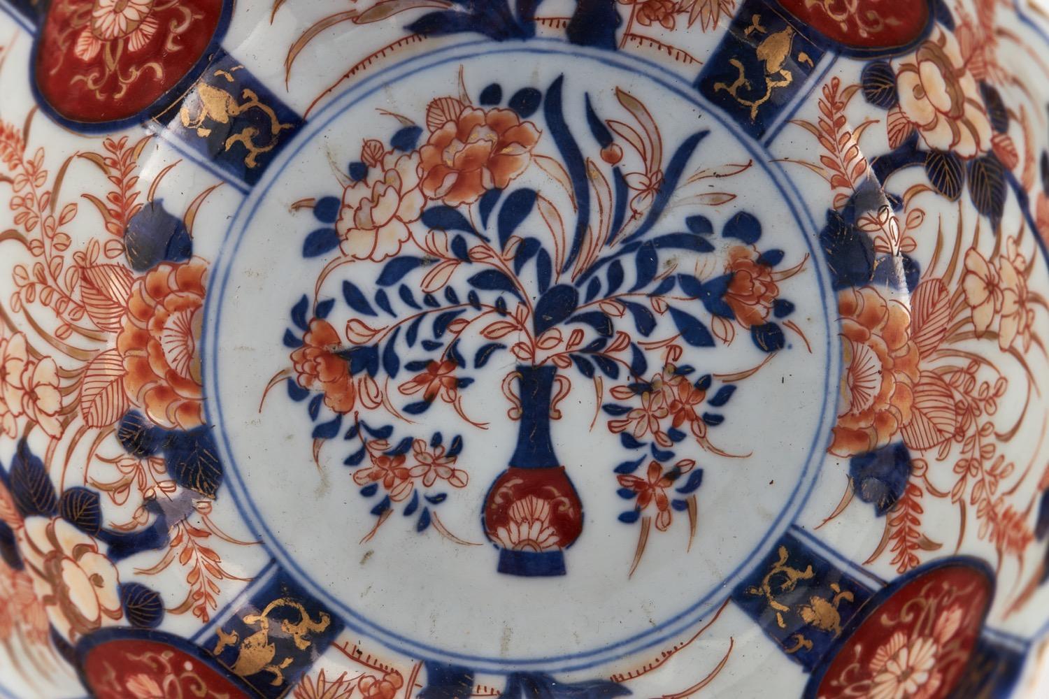 Cuenco Imari Japonés Antiguo Cerámico en venta