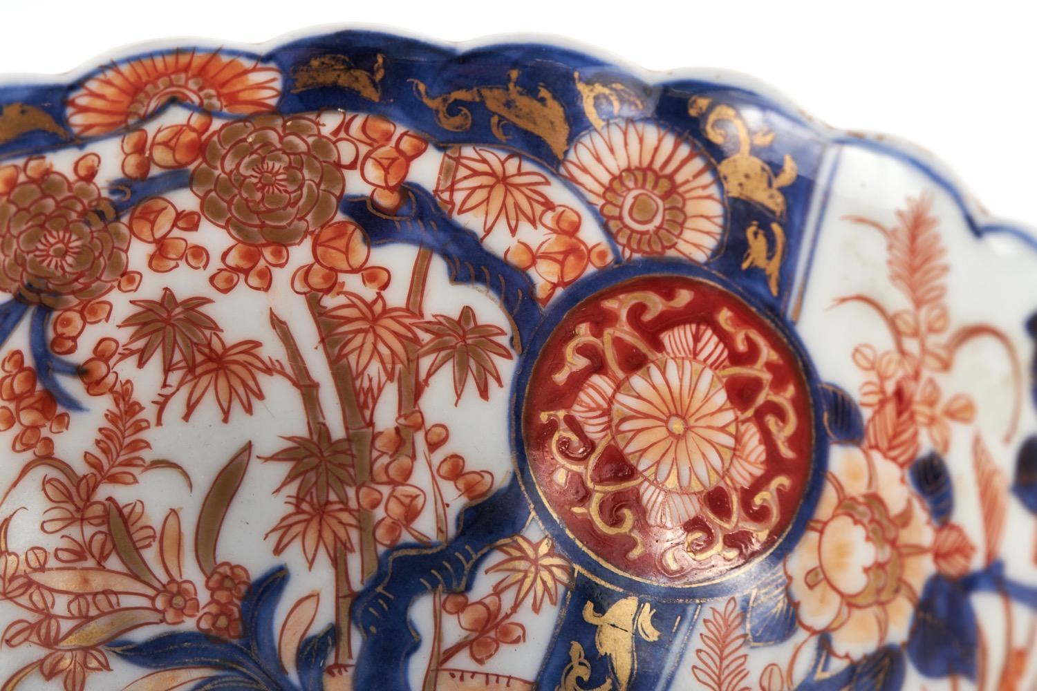 Cuenco Imari Japonés Antiguo Cerámico en venta