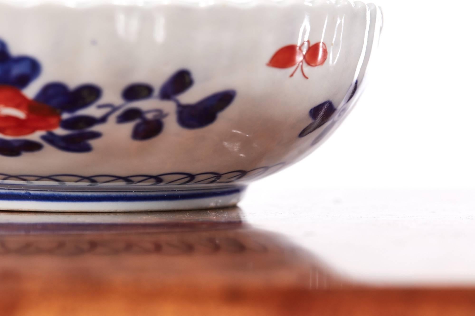 Japonisme Antique Japanese Imari Oval Bowl