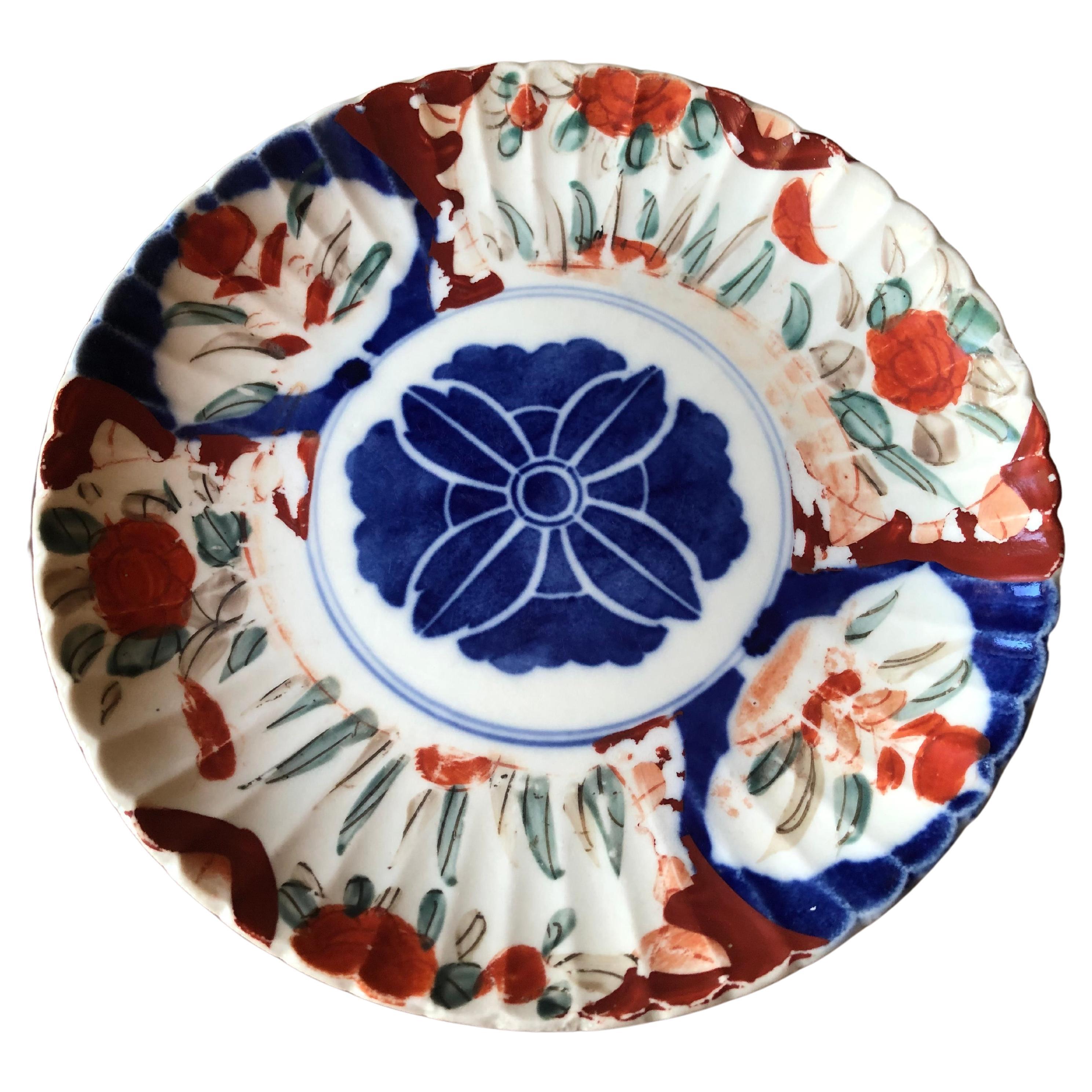 Antiker japanischer Imari-Teller aus Japan