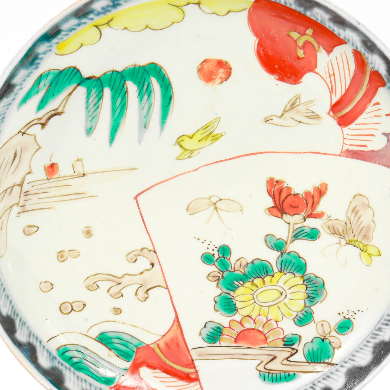 Antiker japanischer Imari Porcelain Teller oder Schale im Angebot 2