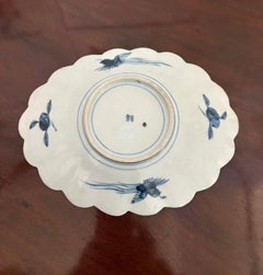 Antique Japanese Imari Scalloped Dish