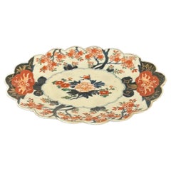 Antique Japanese Imari Scalloped Dish