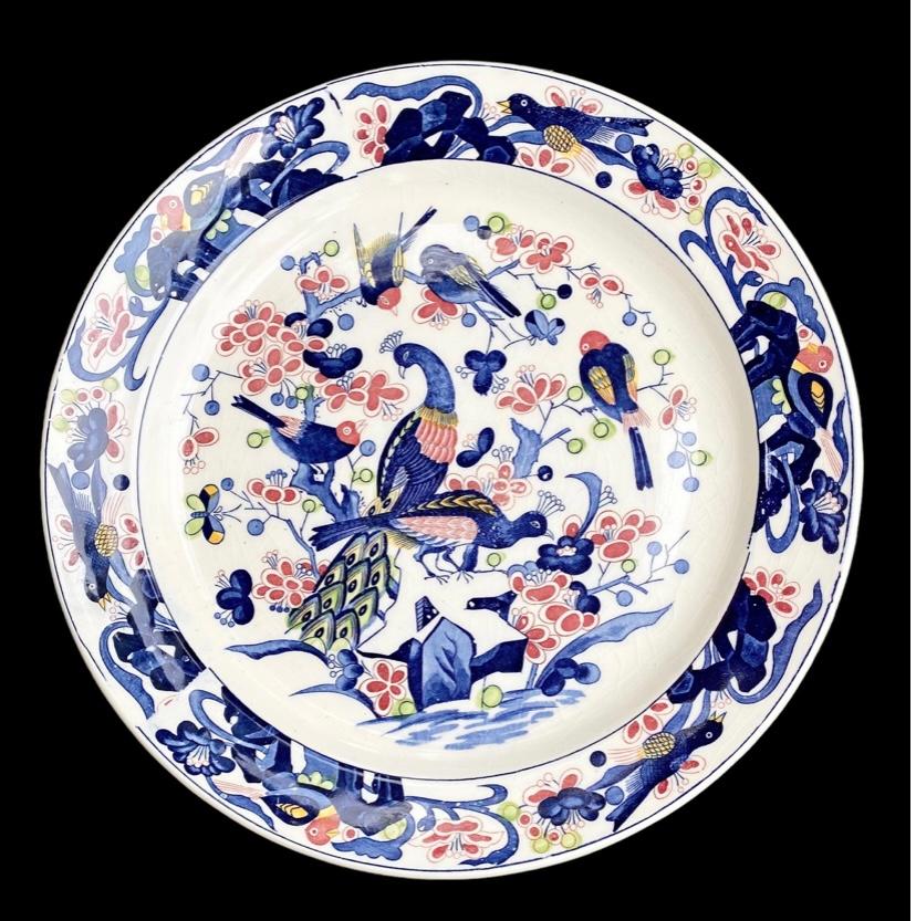 Anglo-Japanese Antique Japanese Imari Style Charger  For Sale